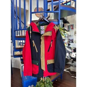 Freak’s Store Colorblock Hooded Parka Size L